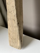 50cm LONG CHUNKY FLAT DRIFTWOOD WEDGE CHARACTER PIECE Sea Wood Art Beach Shelf