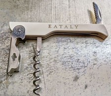 Sommelier knife, waiter's corkscrew or wine key. Vintage Made In Italy.