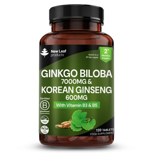 Ginkgo biloba 7000mg - ginkgo, korean