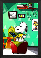 Snoopy and woodstock reading - snoopy,