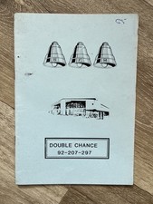 BELLFRUIT DOUBLE CHANCE FRUIT MACHINE MANUAL 92-207-297