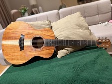 TAYLOR GS MINI-E ELECTRO ACOUSTIC IN KOA with LR BAGGS SL ANTHEM PICKUPS