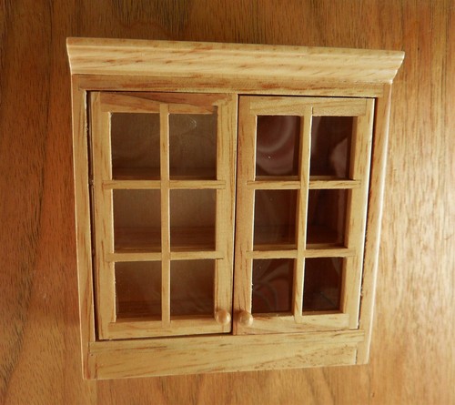 Dollhouse miniature oak - oak, upper