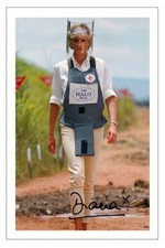 PRINCESS DIANA Signed Autograph PHOTO Signature Print ROYAL FAMILY