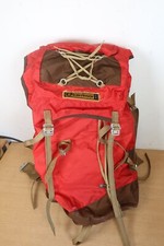 Vintage KARRIMOR LYNX III ID 10 Rucksack Backpack Hiking Trekking Bag Red Brown