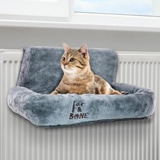 Fur & Bone Cat Radiator Bed, Bed | Warm Fleece Hammock With Large 