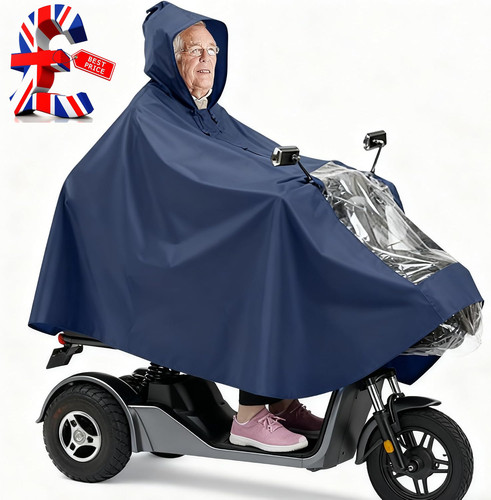 Waterproof rain poncho - waterproof, for