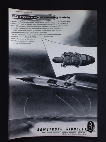 Original 1955 advert - advert, armstrong