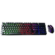 Mechanical Gaming Keyboard RGB Backlit Wired USB  104 Keys for PC Laptop