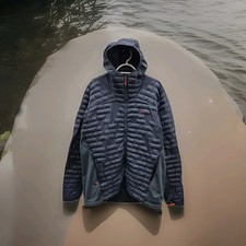 Rab Cirrus Flex 2.0 Hoody Puffer Lightweight Walking Hiking Navy Jacket XL .