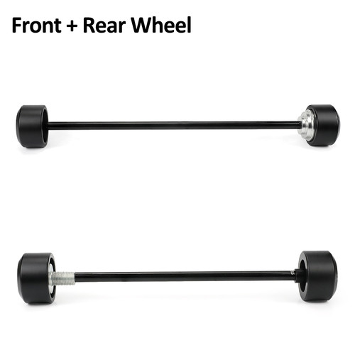 Front rear wheel fork axle - rear,