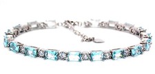Silver Aquamarine & Diamond
