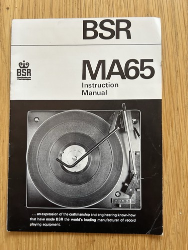 Instruction manual for - manual, vintage