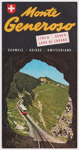 Vintage swiss travel - swiss, brochure