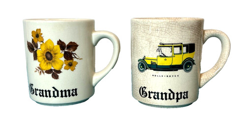 Vtg grandparents mug - mug, coffee