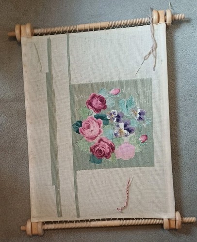 Vintage partially completed - partially,