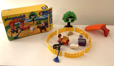 Playmobil Petting Zoo Play Set Boxed  INCOMPLETE 1-2-3 123 6963