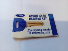 Ford Credit Card Key.Escort MK3 inc RS,Sierra MK1 inc Cosworth.Ford new old stoc