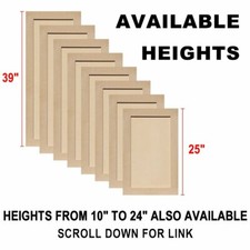 Unfinished MDF Shaker Cabinet