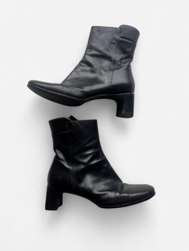 Vintage black genuine leather - black,
