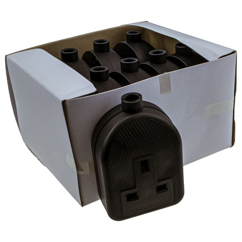 Single gang 13a - 13a, black