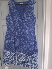 Per Una Mid Blue White Beaded