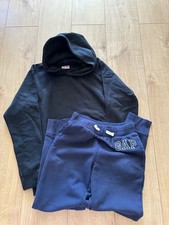 GAP JERSEY JOGGERS NAVY BLUE XL 11-12Y FDM BLACK HOODIE TRACKSUIT TOP SWEATSHIRT