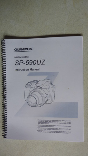 Olympus 590uz instruction - olympus, sp-590uz