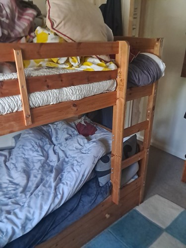 Pine bunk beds - bunk, large