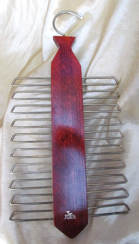 Original tie rack wooden - tie,
