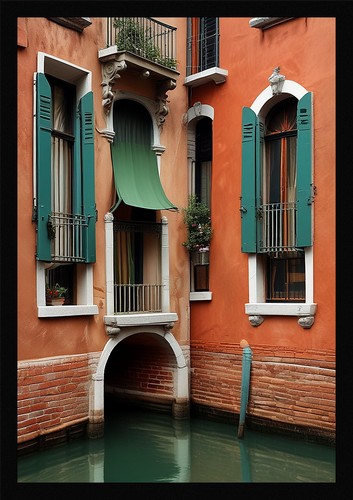 Intimate venice canals framed - intimate,
