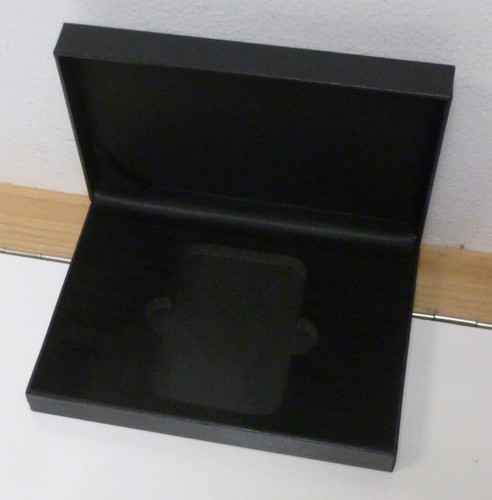 Black coin display box - display, holds