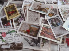 VINTAGE POSTCARD - GREETINGS - JOB LOT 40 CARDS - 1 GENEAOLOGY