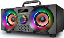 ? BabYoung BY-A77 60W (80W Peak) Bluetooth Speaker – Powerful Bass,