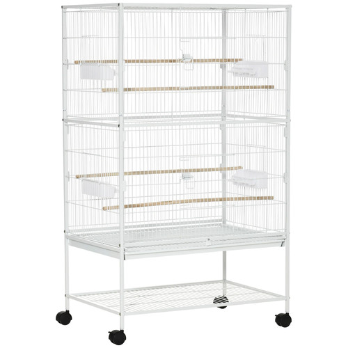 Large bird cage - cage, rolling