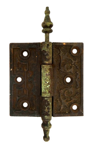 Vintage brass door - brass,