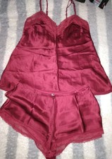 M&S Rosie Red Silk Blend Pj