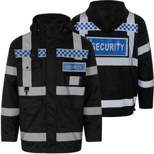 HI VIZ Security Rain Jacket