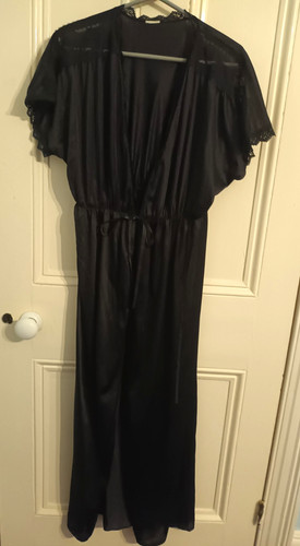Vintage 70s 80s black shiny - vintage,
