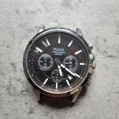 Pulsar gents 45mm watch - pulsar,