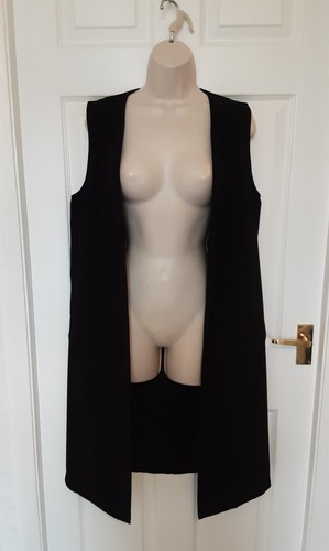 Long waistcoat black size - waistcoat,