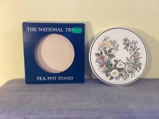 Vintage PORTMEIRION POTTERY NATIONAL TRUST GARDEN HERBS Boxed TEA POT STAND