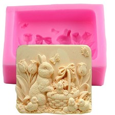 Rabbit Fondant Silicone Mold