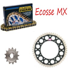 Yamaha YZ250 1999-2022 Renthal Gold R1 H/D Chain Twinring Sprocket Kit Black