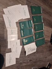 Rolex Service Pouch X 8 Lot Vinyl Snap Fastening Rare Authentic + 10 Yacht Mast