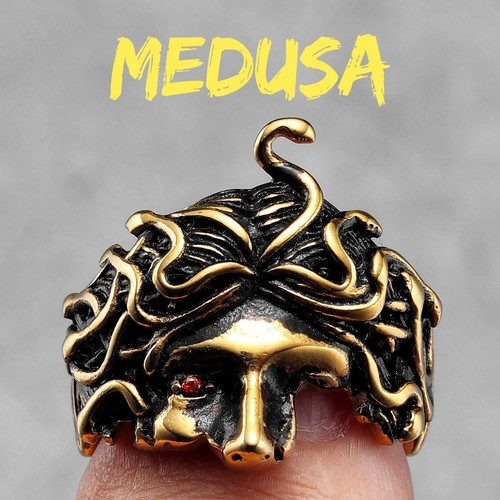 Medusa snake ring greek - ring,
