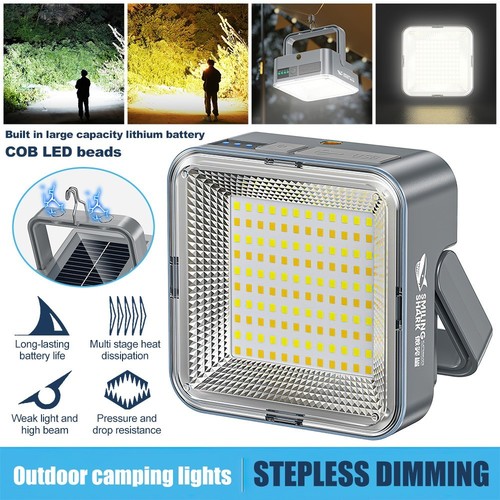 Magnetic solar camping led - magnetic,