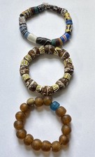 Vintage hand painted bead