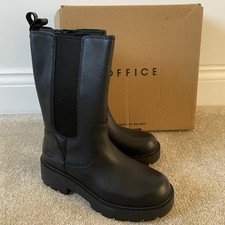 Ugg Holzer Black Leather Boots