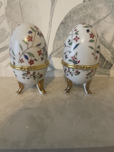 Pair fabergé eggs - pair,